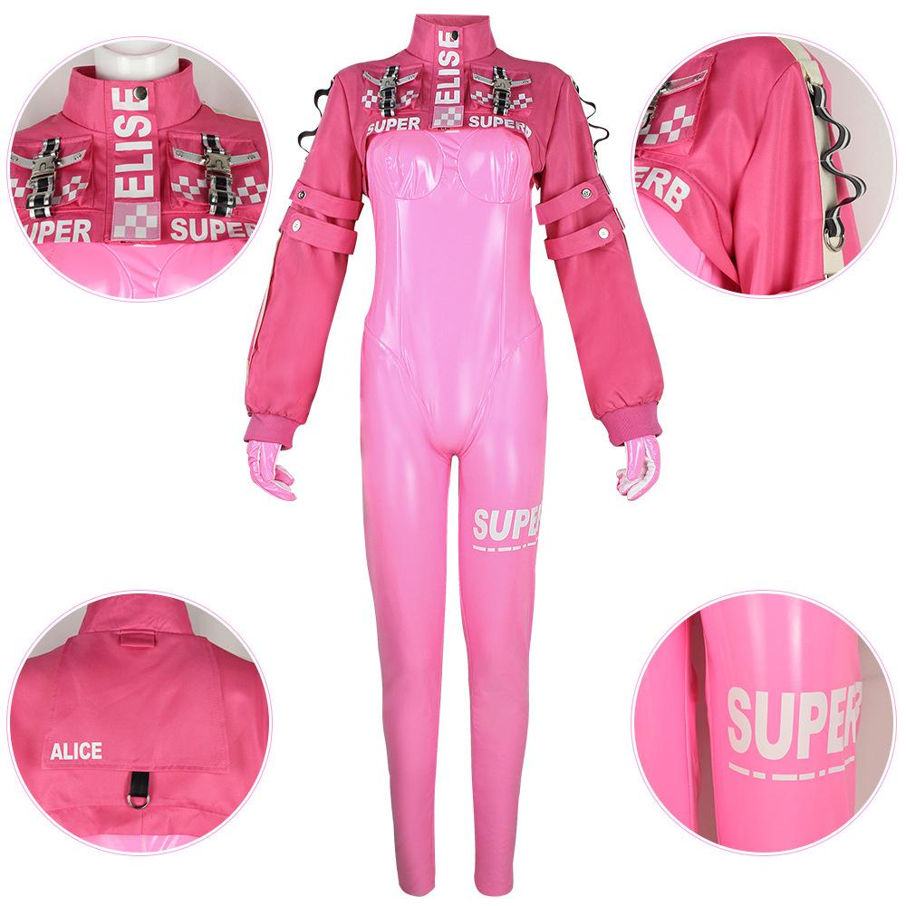 NIKKE Goddess of Victory Alice Cosplay Bodysuit Full Set, Game Stage Performance Costume
