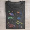 Tricou Grafic Vintage Weird Fish Tricou Retro Amuzant