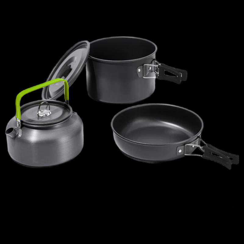 ZISIZ DS-512 Aluminum Alloy Portable Cookware Set 20x20 cm