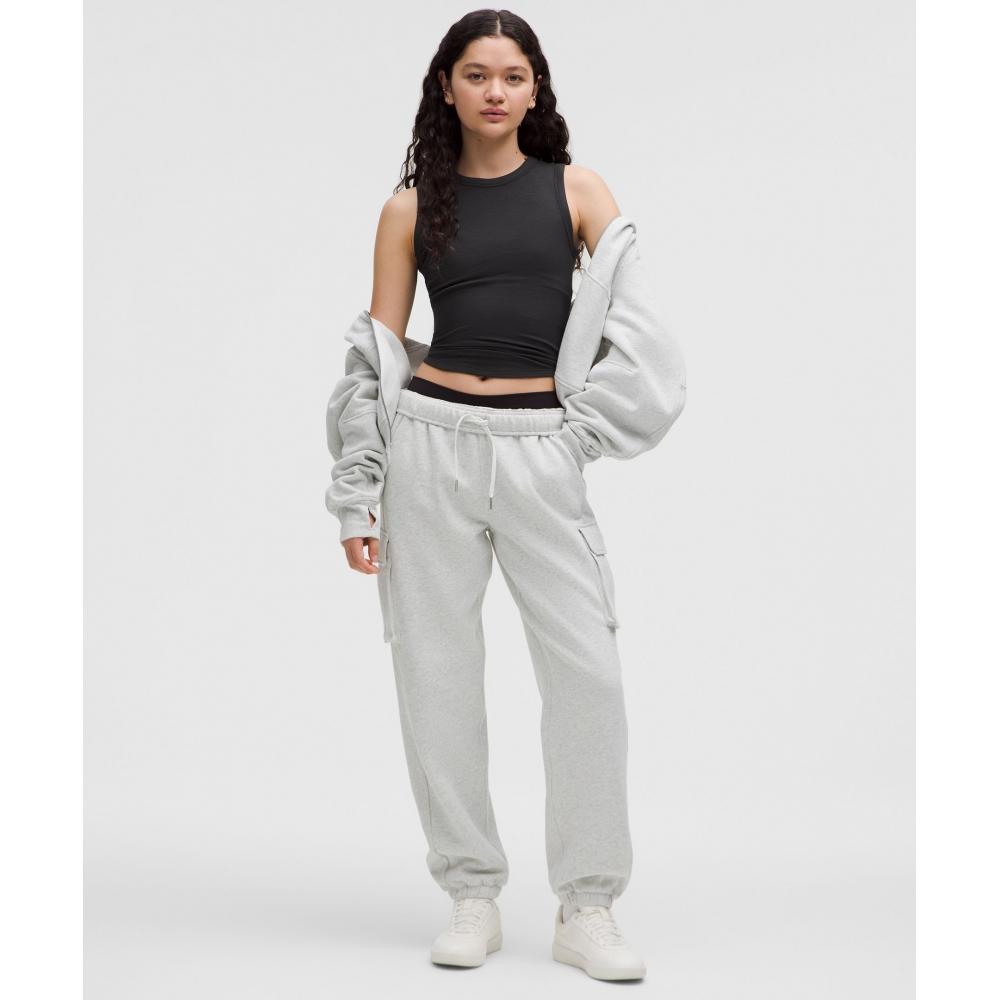 Lululemon Hold Tight Crewneck Tank Top  Waist Length Black