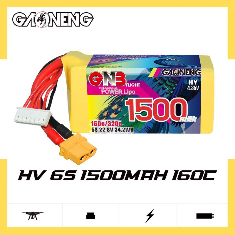STARMACH GNB 1500mAh 6S 22.2V FPV Racing Drone LiPo Battery (CN version)