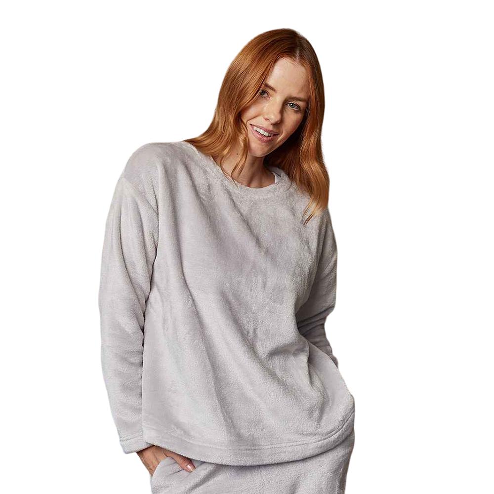 Marken-Lab Damen/Damen Plüsch-Fleece-Sweatshirt