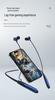 Ultra-Long Battery Dual Battery Neckband Noise Cancelling Wireless Bluetooth Sports Headphones