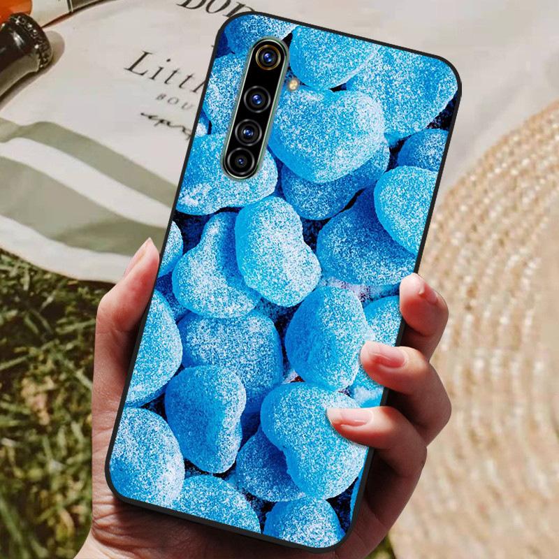 Per Custodia Realme 6 Custodia Realme 6 Pro Custodia Realmi 6s 6i Cover Posteriore Morbida in Silicone TPU per OPPO Realme6 6Pro Realme6Pro 6i Custodia