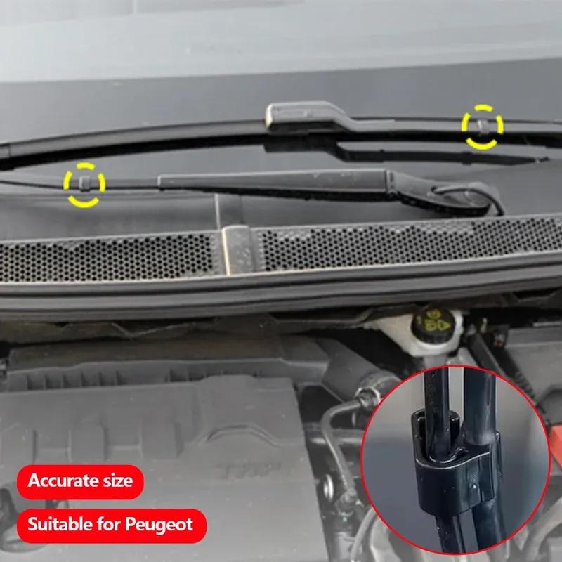 For Peugeot 3008 (P84) 5008 (P87) 408x Citroen C5 Accessory 5Pcs Windshield Front Wiper Clips Wiper Arm Spray Pipe Clamp Buckle