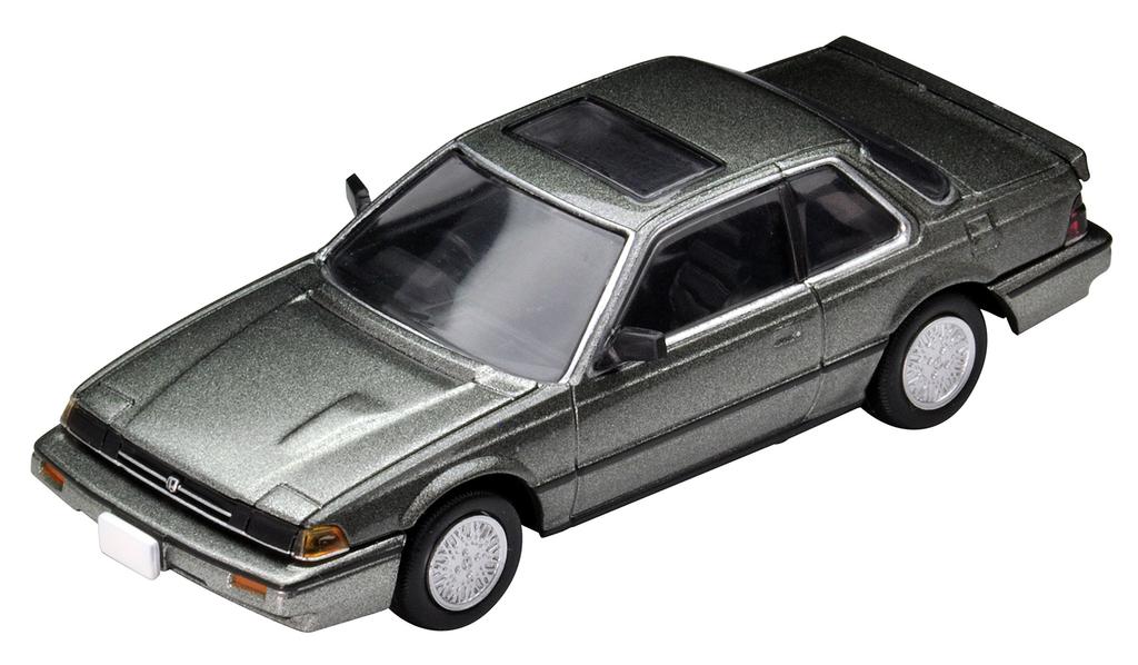 Tomica Limited Vintage Neo Scale Honda Prelude 1985 Model In Cremona Olive Metallic 1/64 LV-N146b 2.0Si (Finished Product)