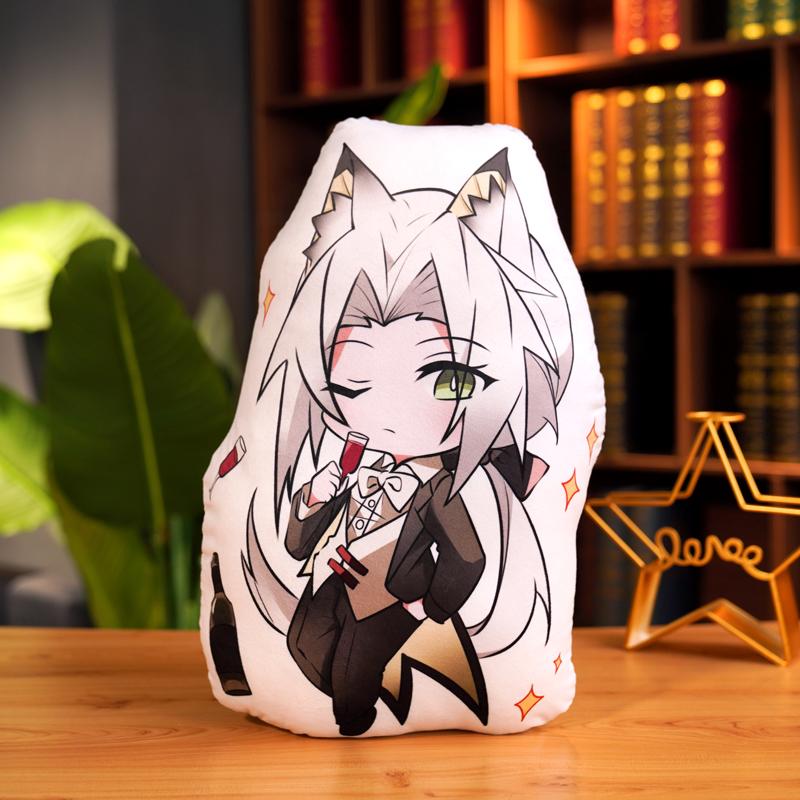 Non-Toxic 45Cm Arknights Pillow Game Amiya Lappland Gladiia Pillow Double Sided Printing Cushion Plushies Cute Fans Gifts Home Decoration