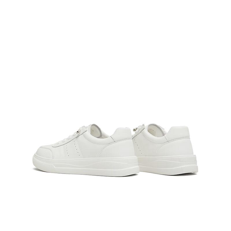 Tianmeiyi Women's Thick-Soled White Board Shoes