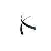 For Nissan Sentra 20-24 Black Titanium Rear View Mirror Strip Molding Cover Trim