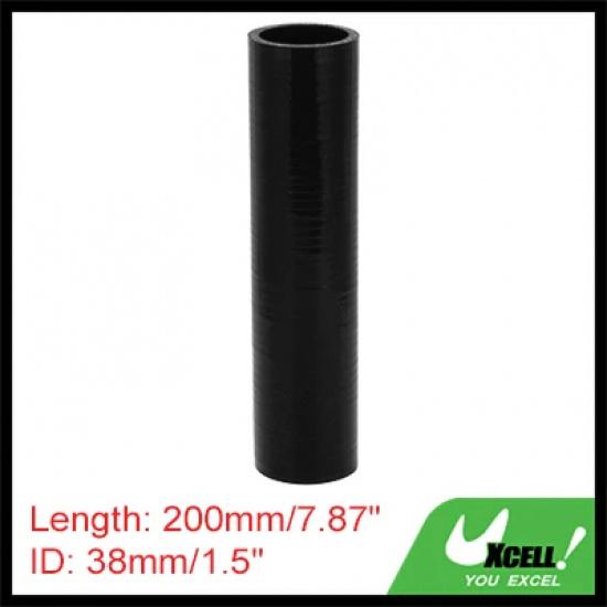 UXCELL 1 Pcs 22/25/28/30/32/35/38/40 mm ID 200mm Length 4mm Thickness 0 Degree Black Car Silicone Hose Coolant Hose Universal