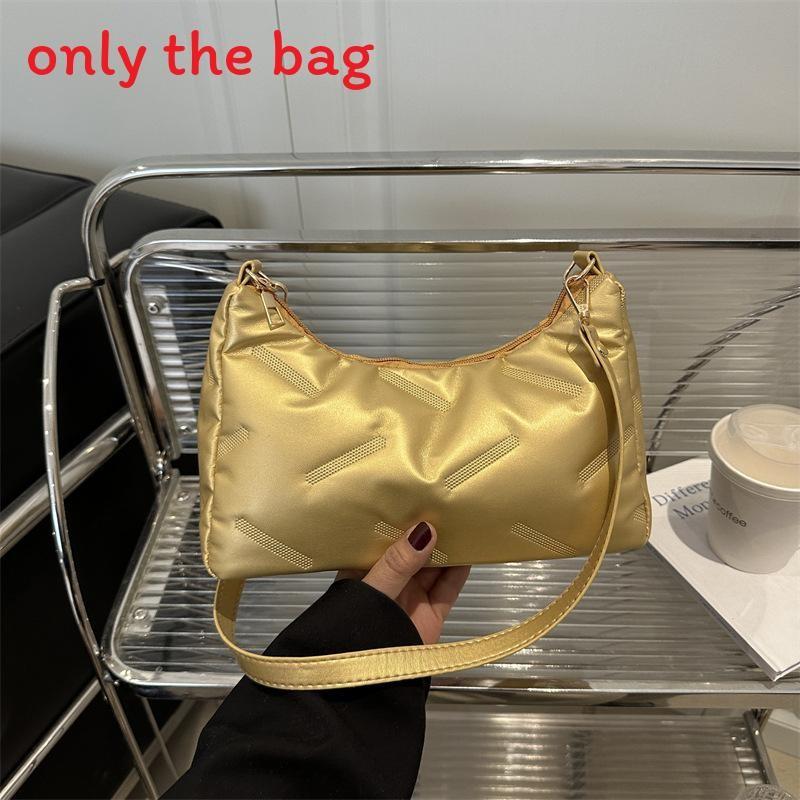 Fashion Shoulder Crossbody Bag With Solid Color Design For Daily Outings Casual