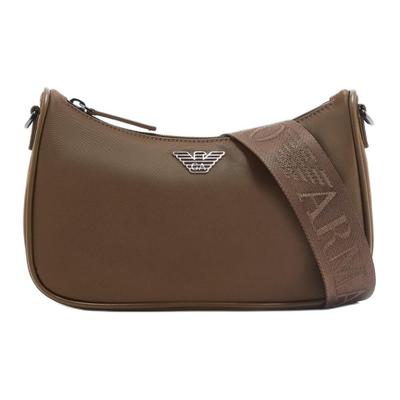 Asv Logo Design Metal Hardware Accessories Nylon Crossbody Bag Women Bags Brown EM001808-AF13454-U6141