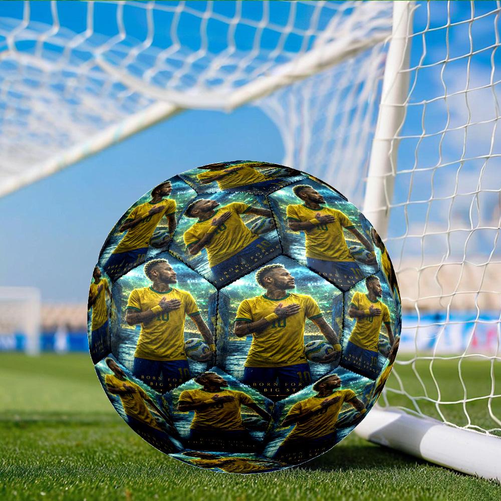Big Stage Soccer Legend Soccer Ball Size 5 Soccer Ball, Machine-stitched, Soft and Comfortable, Suitable for Training and Matches Fan Gift