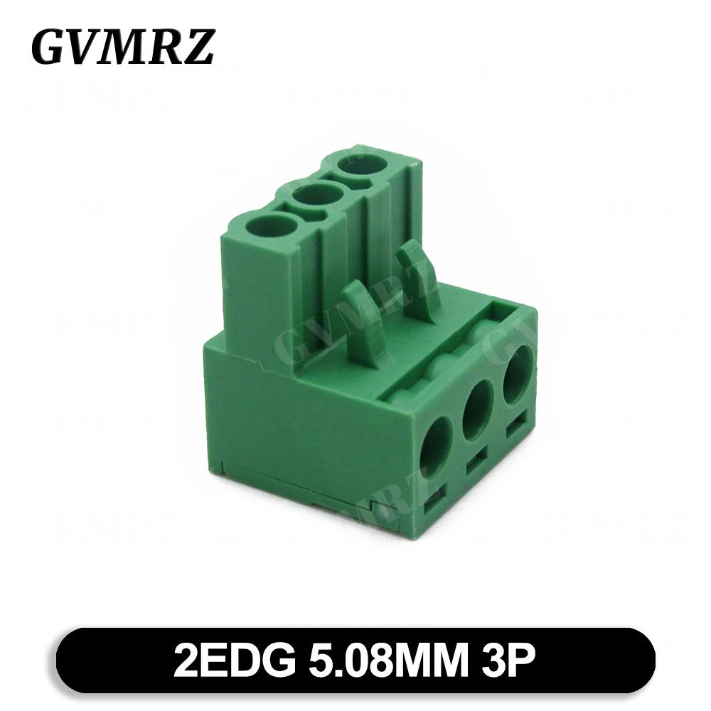5PCS KF2EDG 2EDGK 5.08mm Terminal Block Female 5.08 PLUG-IN PCB Connector 2EDG PCB 2P 3P 4P 5P 6P 7P 8P 9P 10P 12P