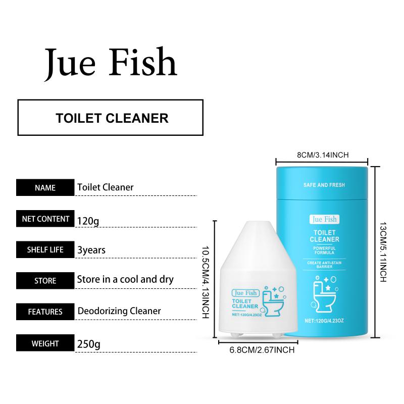 120g Toilet Cleaner Tablets Powerful Odor Eliminator Automatic Cleaning Descale Stain Remover For Household Toilet