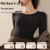 OEDIPHINE Women's Round Neck Long Sleeve Thermal Base Layer