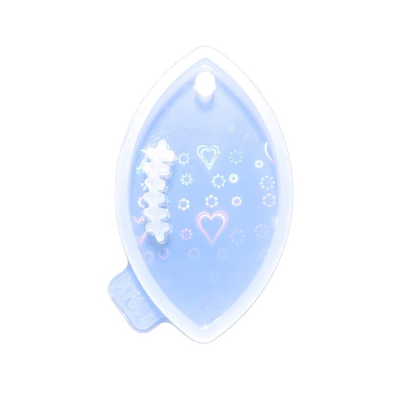 6 Стилей Светотень Бейсбольные Украшения Силиконовые Эпоксидные Брелоки Формы DIY Подвески Ювелирные Изделия для Валентинова Дня Подарок Поделка