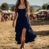 New Product, Spring and Summer Retro, European and American Fashion, Elegant Chest, Waist Tube Top Dress