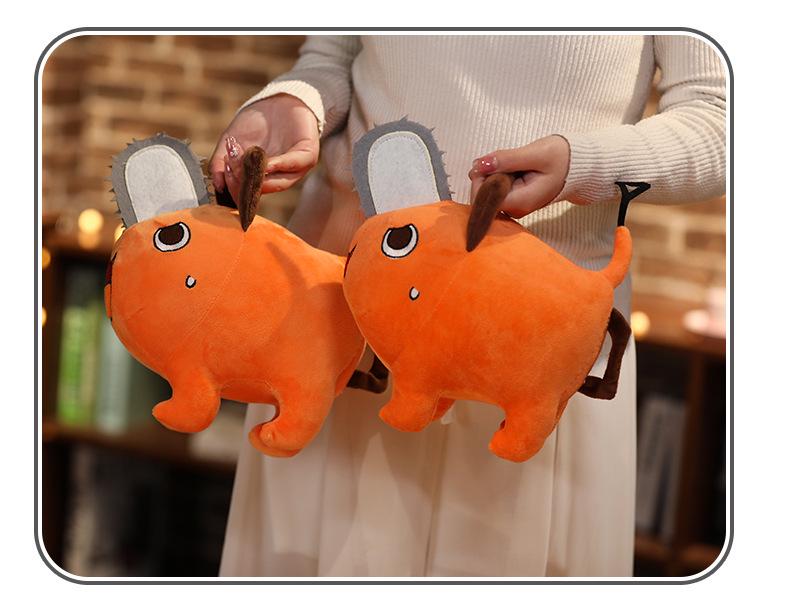 Chainsaw Man Pochita Plush Pillow - Cosplay Toy Figure of Chainsaw Dog Devil