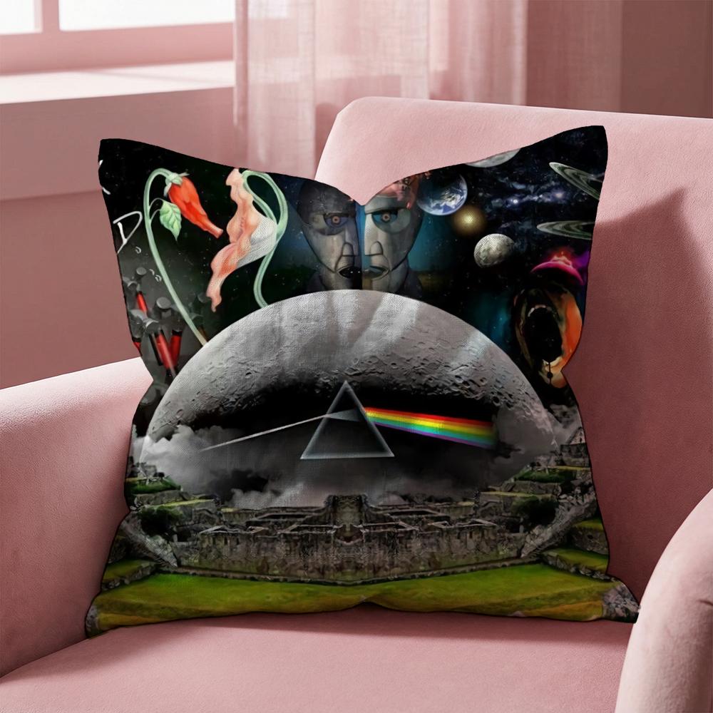 Klassische P-Pink F-FloydS Band Kissenbezug Multi-Szenen Kissenbezug für Zuhause & Auto - Wendbar, Weich & Langlebig für den täglichen Gebrauch