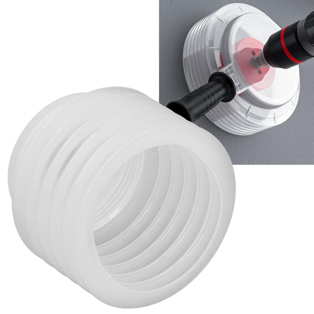 Hole Saw Dust Bowl Transparent Dust Collector for Recessed Light Installation Electric Hammer Drill