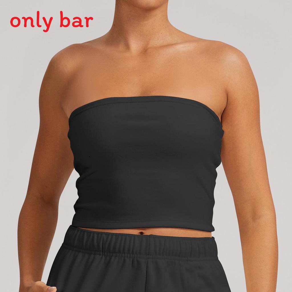 Seamless Polyester Yoga Top With Pushup Cups For Women Fitness And Dance Activities
