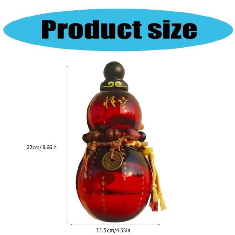 Gourd Drinking Cup Vintage Chinese Water Bottles Unique Trendy Water Cup for Students and Traveler
