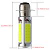 1X White Cob Led Motor Bike/Atv Headlight Bulb Fog Light H6M Px15D P15D25-1 E401401