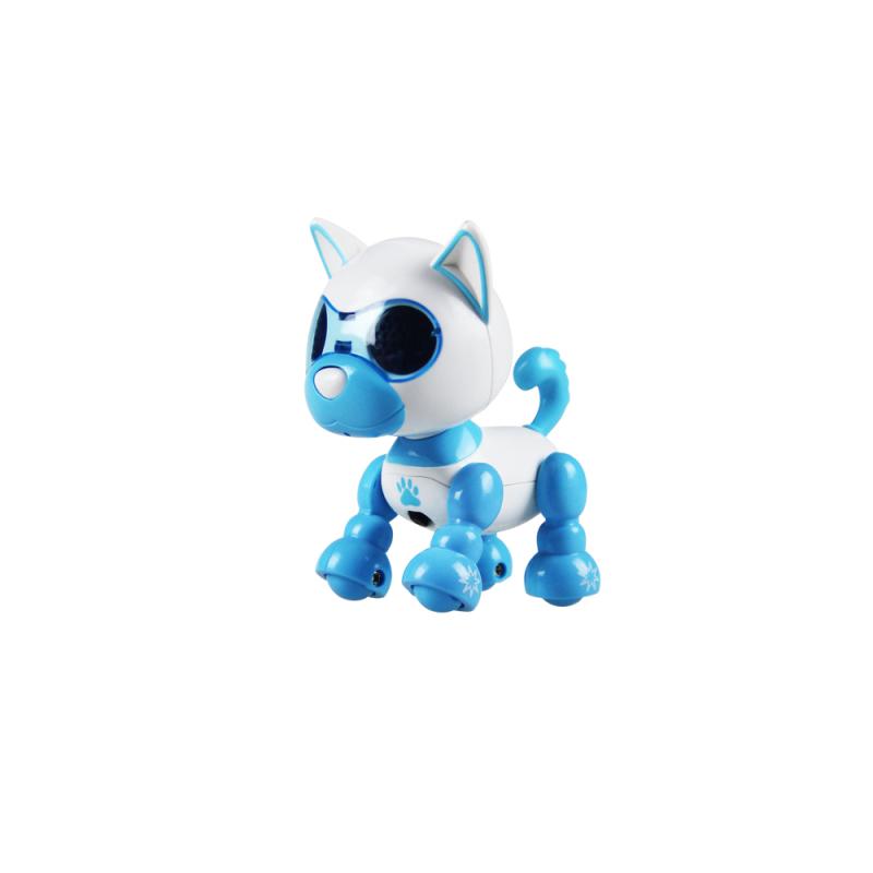 Elektronické LED oči Zvuk Nahrávání spánku Roztomilá hračka Indukční Smart Puppy Robotický pes