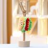 Chicken Burger Fries Leg Cake Keychain Backpack Pendant Decorated Doll Plush