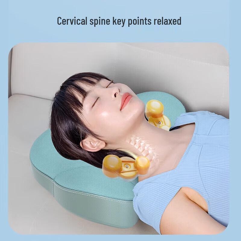 Aux Heated Kneading Neck and Shoulder Massage Pillow