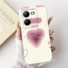 Für Vivo Y36 5G V2248 Hülle Für Vivo Y27 5G V2302 Abdeckung Silikon Luxus Mode Blumen Kawaii Süße Katze Lustige Handyhülle Stoßstange