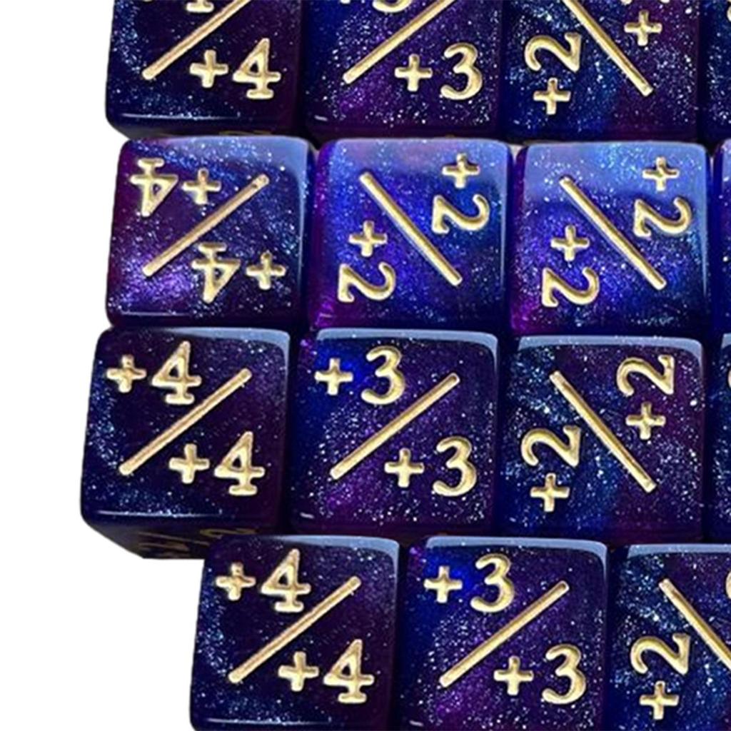 24 Pieces Dices Counter Token Dice Card Game Dices Math Manipulatives Dice Tracking Counter Dices Math Teaching for Kids Toys