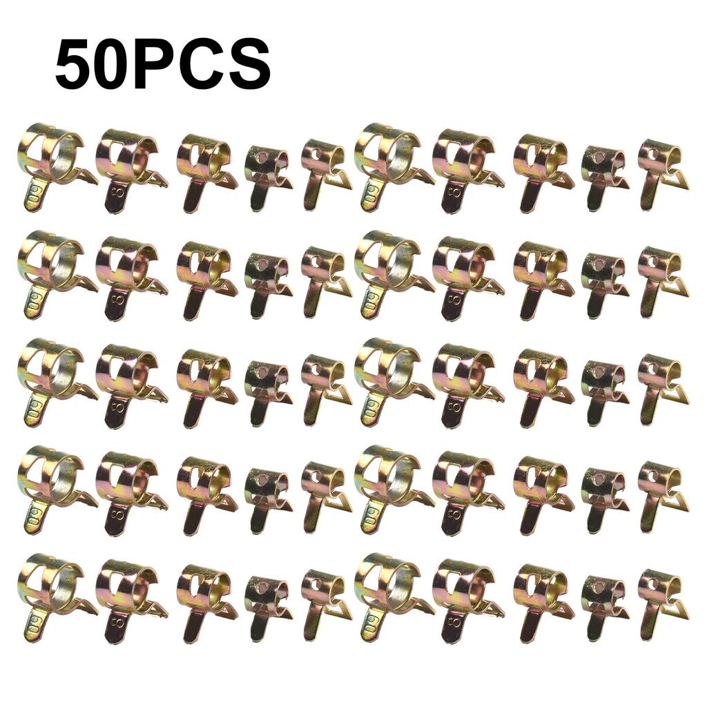Water Tube Clamps Line Hose Pipe Air Tube Replacement 50pcs Tool Set Kit