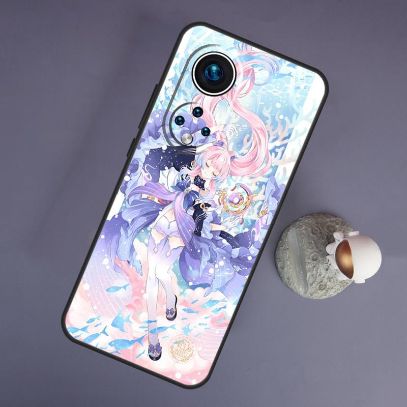 Genshin Impact Sangonomiya Kokomi For Huawei Honor Magic 5 Lite 70 50 X8 X9 a P20 P30 P40 P50 P60 Pro P Smart Nova 9 5T Case