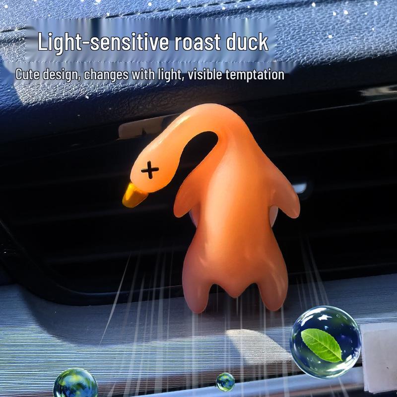 Luminous Ultraviolet Color-Changing Roast Duck Car Pendant Toy