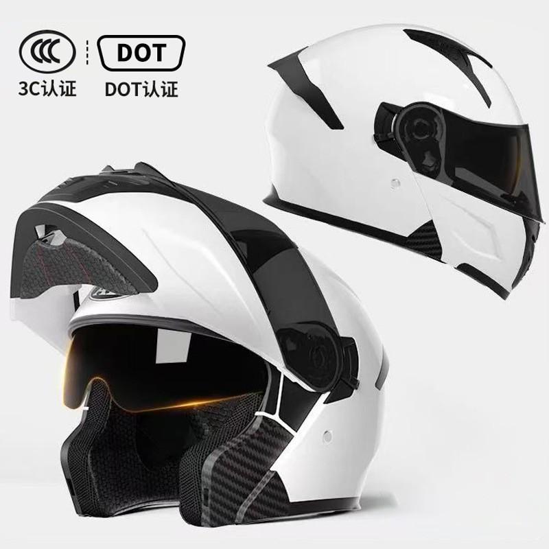 DOT Certified Motorcycle Helmets Men Women's Uncovering All Seasons Universal Riding Off-road Full AD Factory
