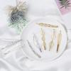 4pcs/set New Metal  Hair Accessories Geometry Hair Clip Geometric Rhombus Barrettes Girls Hairgrips