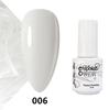 GELPOLISH Nail Art Set: Base, Top Coat, Transparent & White Gel Polishes