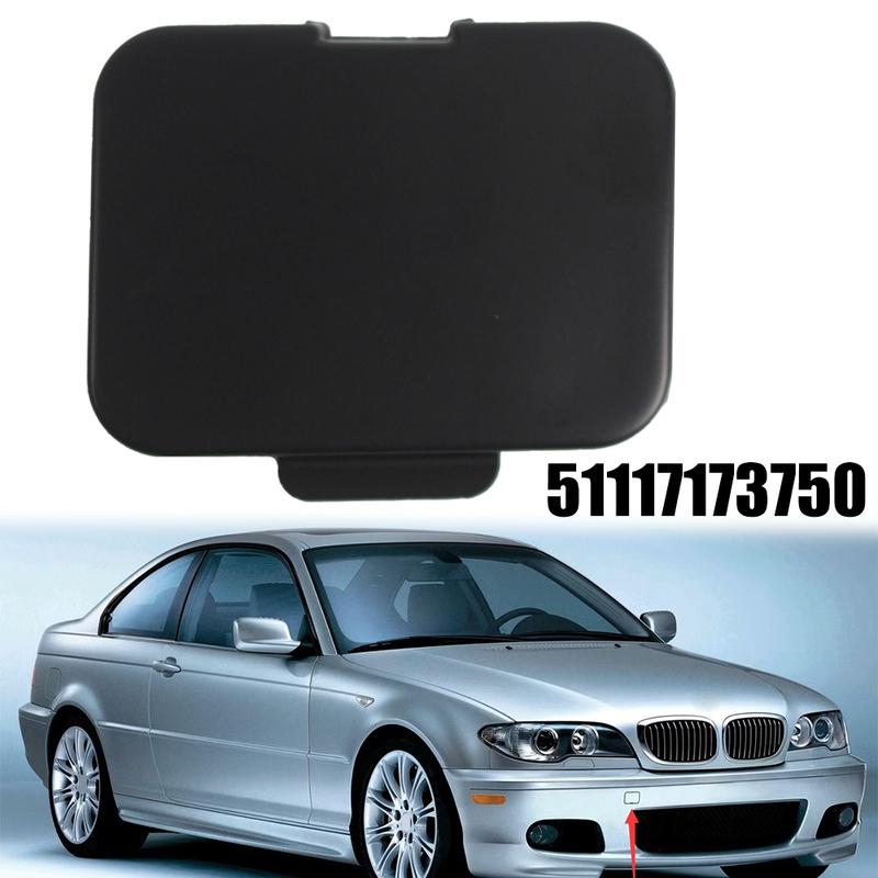Car Front Bumper Tow Hook Cover For BMW E46 3-Series 1998-2006 NEW 51117173750 Tow Hook Cover Auto Exterior Accessories