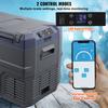 VEVOR Car Refrigerator, 12 Volt Car Refrigerator Fridge, 32 L Dual Zone Portable Freezer, -4 degrees F-68 degrees F Adjustable Range