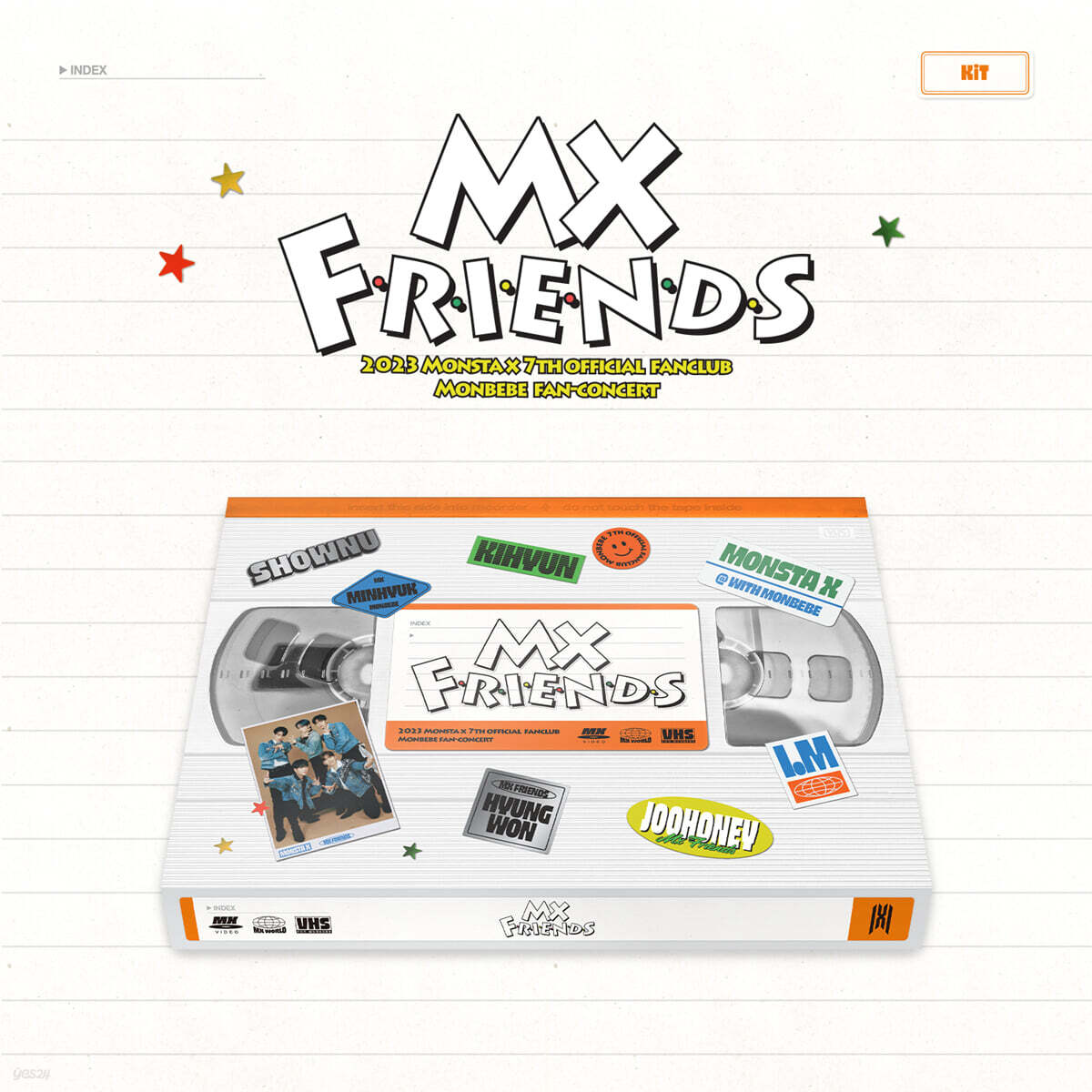 

MONSTA X - 2023 MONSTA X 7TH OFFICIAL FANCLUB MONBEBE FAN-CONCERT [MX FRIENDS][KiT]