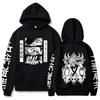 Anime Jujutsu Kaisen Hoodie Manga Eyes Graphic Hoodies Vintage Oversized Long Sleeves Soft Cotton Men Women Clothes