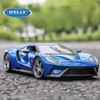 Welly 1/36 Ford GT 2017 Alloy Sports Car Model Diecasts Metal Classic Racing Vehicles Car Model Simulation Collection Kids Gifts