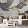 Creative Art Feather 3d Wall Mural Geometric Patterns Photo Wallpaper Living Room Tv Sofa Bedroom Fresco Home Decor