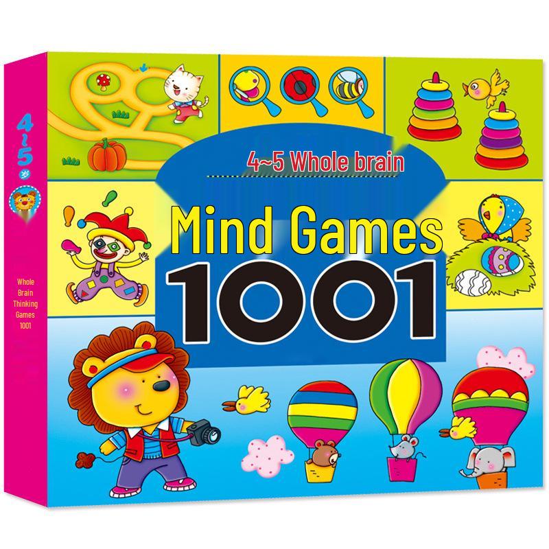 Whole Brain Thinking Games for Kids 3-6: Spot the Difference and Maze Book