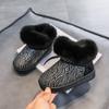 Kdis Snow Boots Warm Cotton Shoes Princess Short Boots Winter Shoe Kid Shoe for Girl Ankle Boot Platform Boots Zapatos Bebe Niña