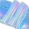 Holographic Gradient Shiny Adhesive Craft Vinyl Leopard Mermaid 5 Assorted Colors for DIY Cutter cut DIY Cups Xmas Decoration