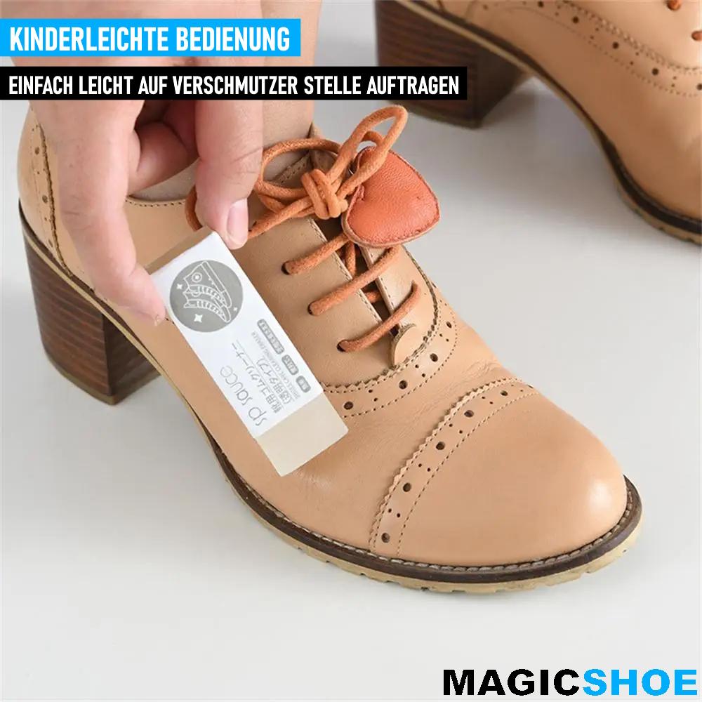 MAGICSHOE Čistič obuvi Guma na boty Guma Guma Melaminová houbička Tenisky Bílé