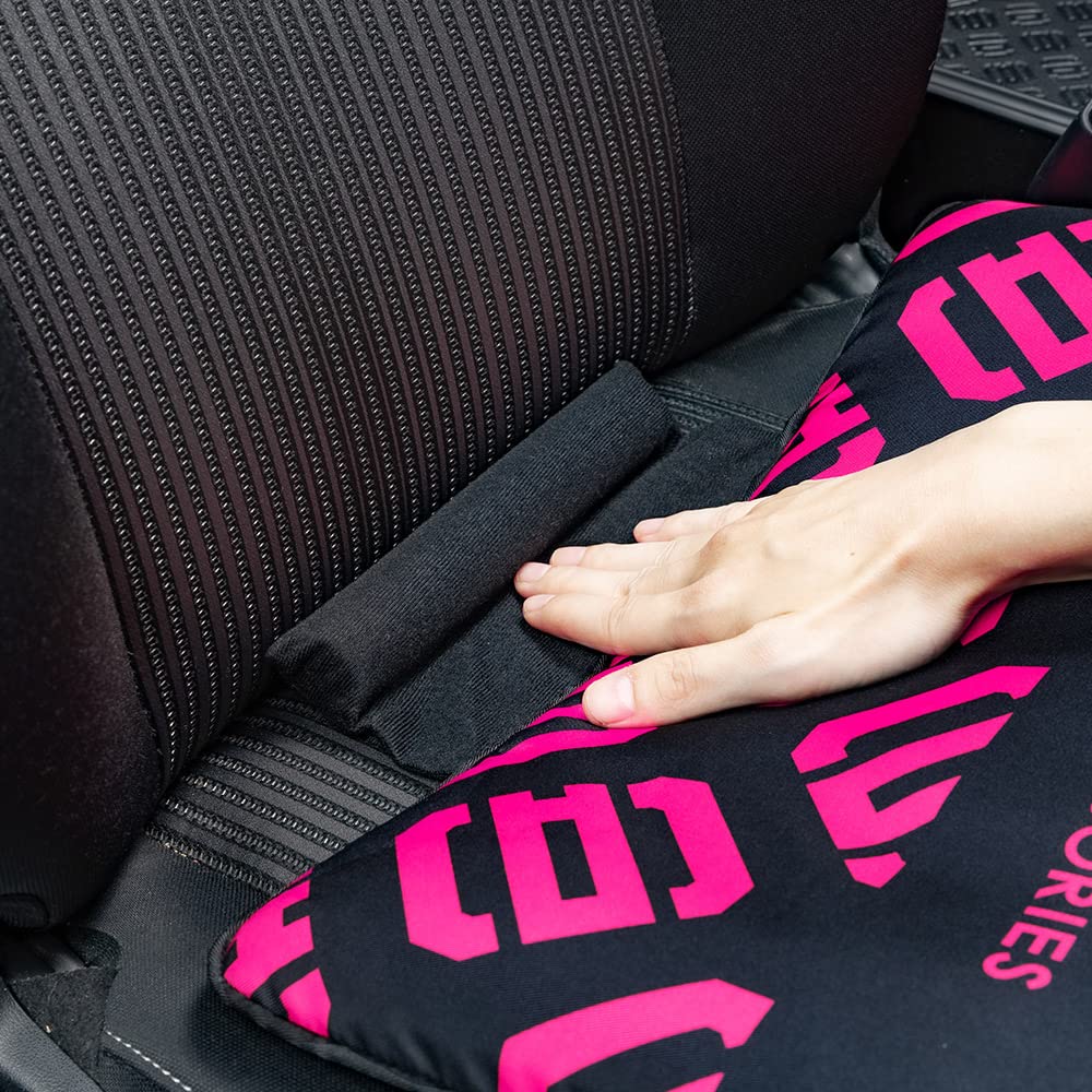 GARSON Soft Reversible Cushion Black X Pink D.A.D HA674-01-02 (1 Piece)
